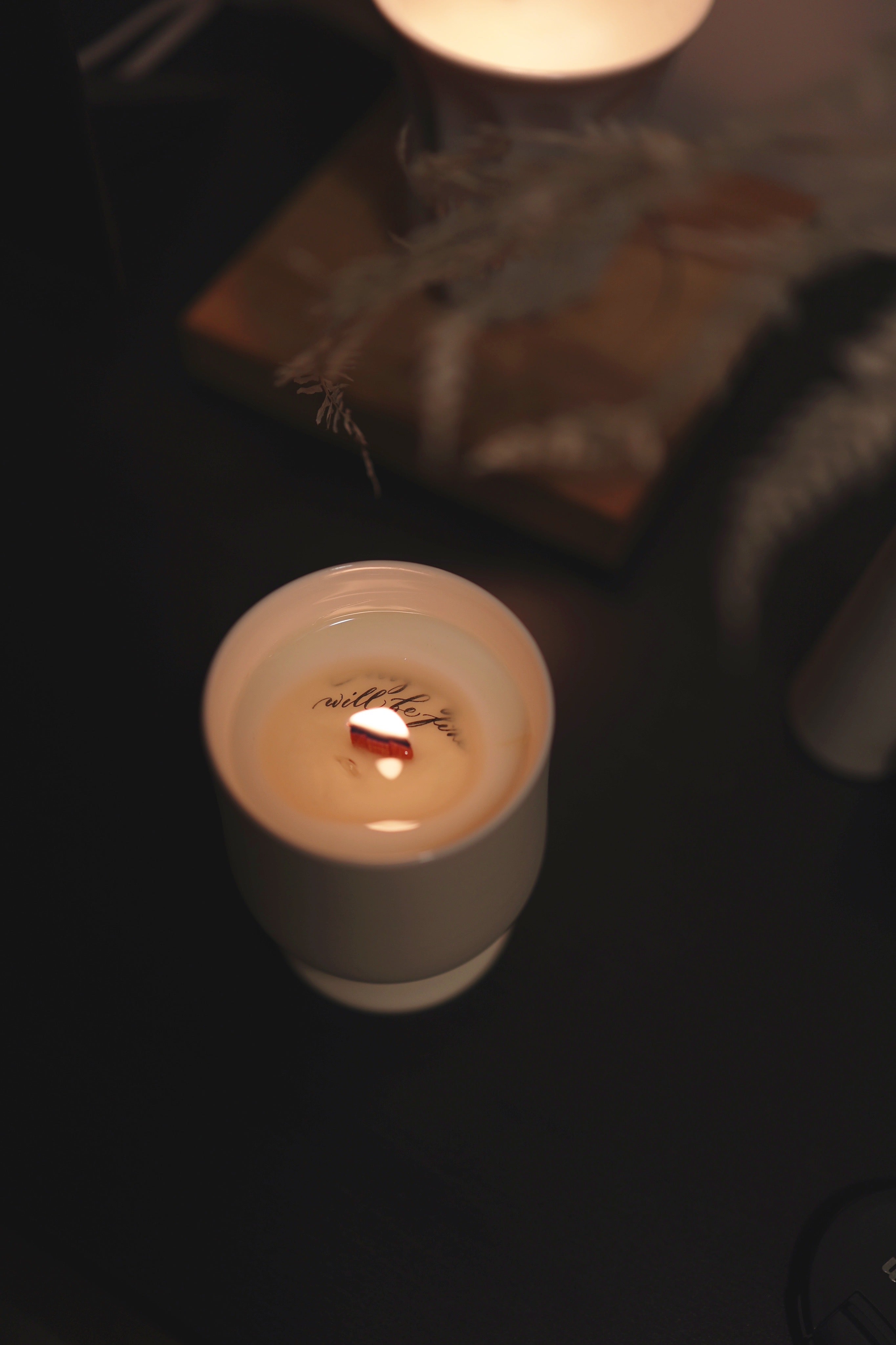 Scented Message Candle - Ace of Cups