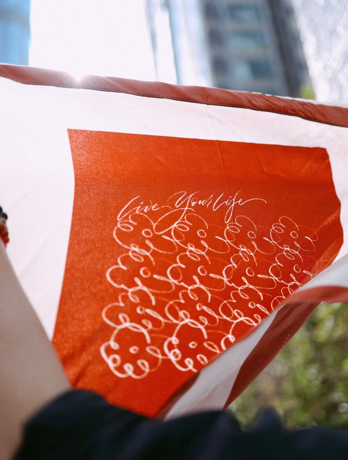 Live your life to the fullest Silk Scarf
