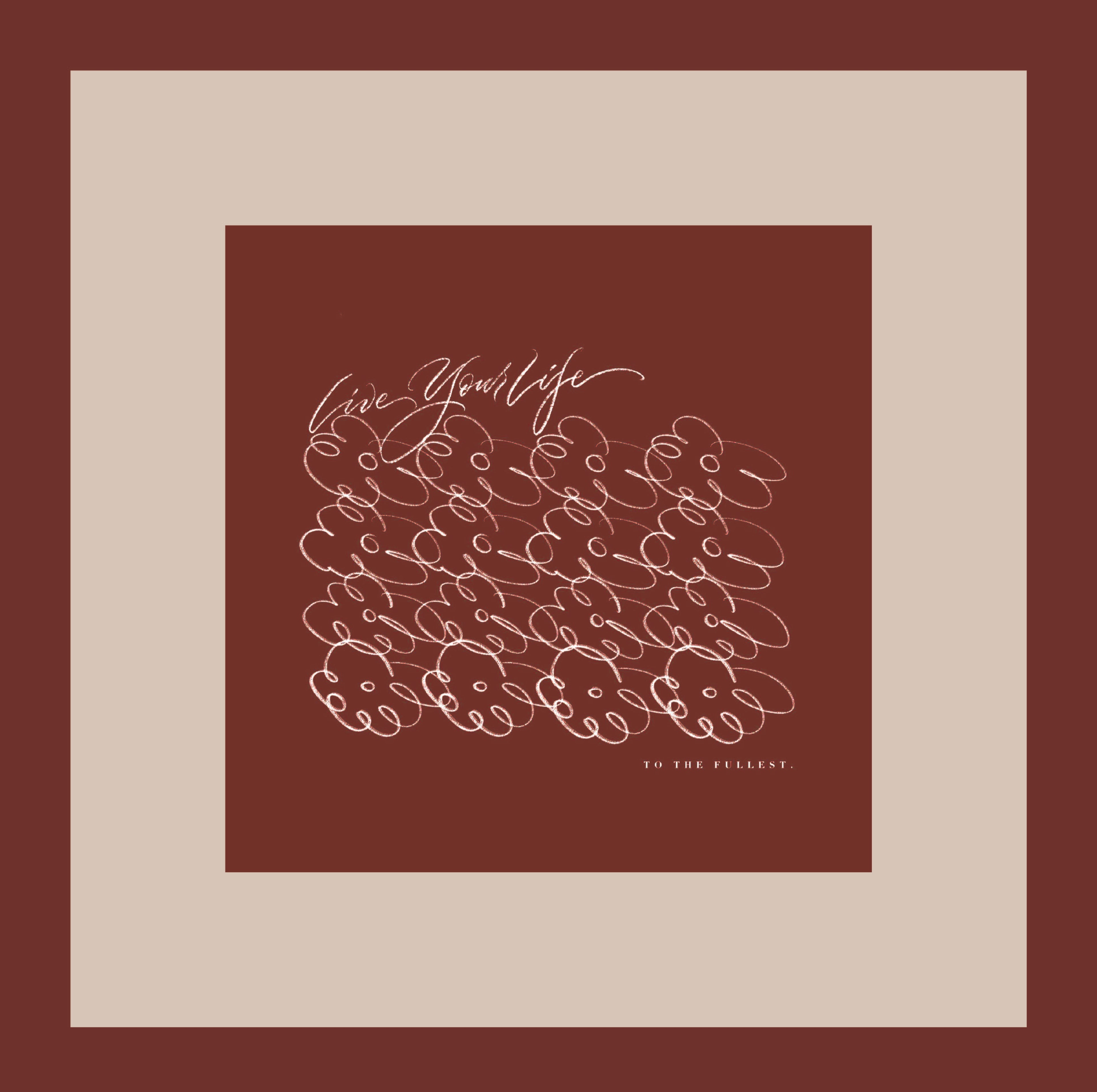 Live your life to the fullest Silk Scarf