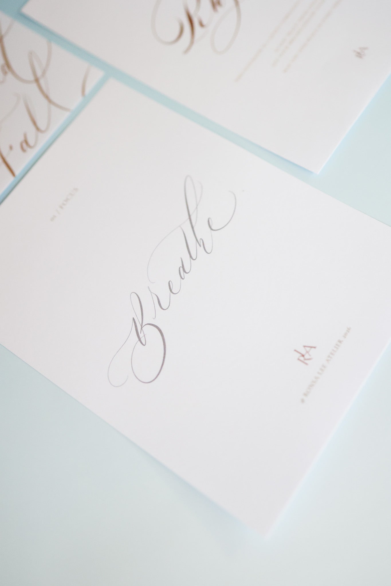 𝒯𝐻𝐸 𝑅𝐻𝒴𝒯𝐻𝑀 | 西洋書法靜心套裝