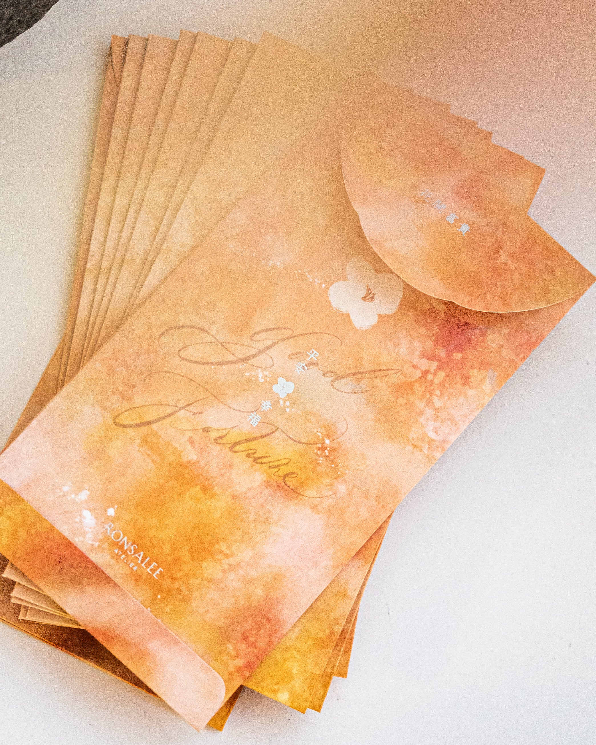 「Good Fortune」書法利是封 Calligraphy Lai See Packets