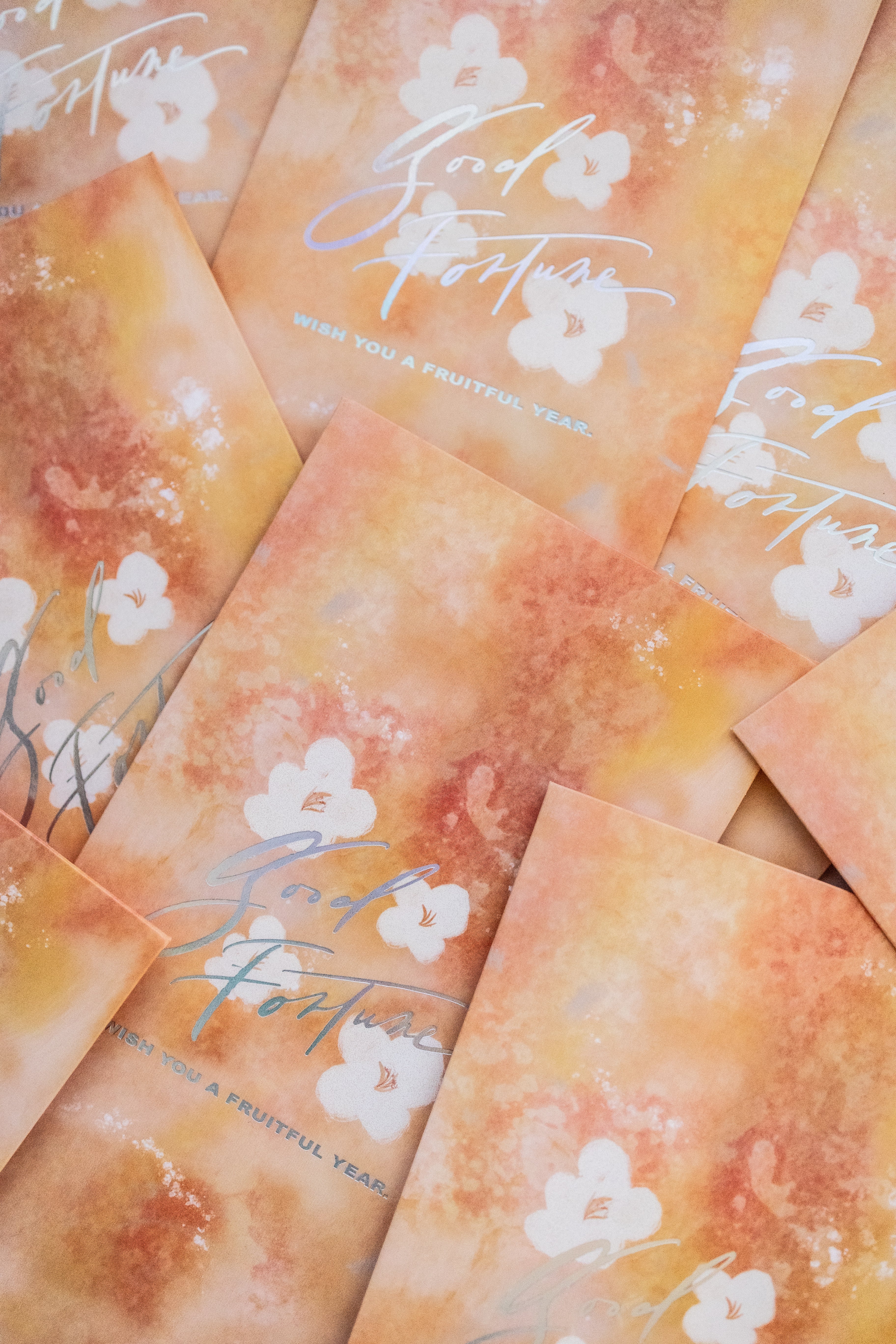 「Good Fortune」書法利是封 Calligraphy Lai See Packets
